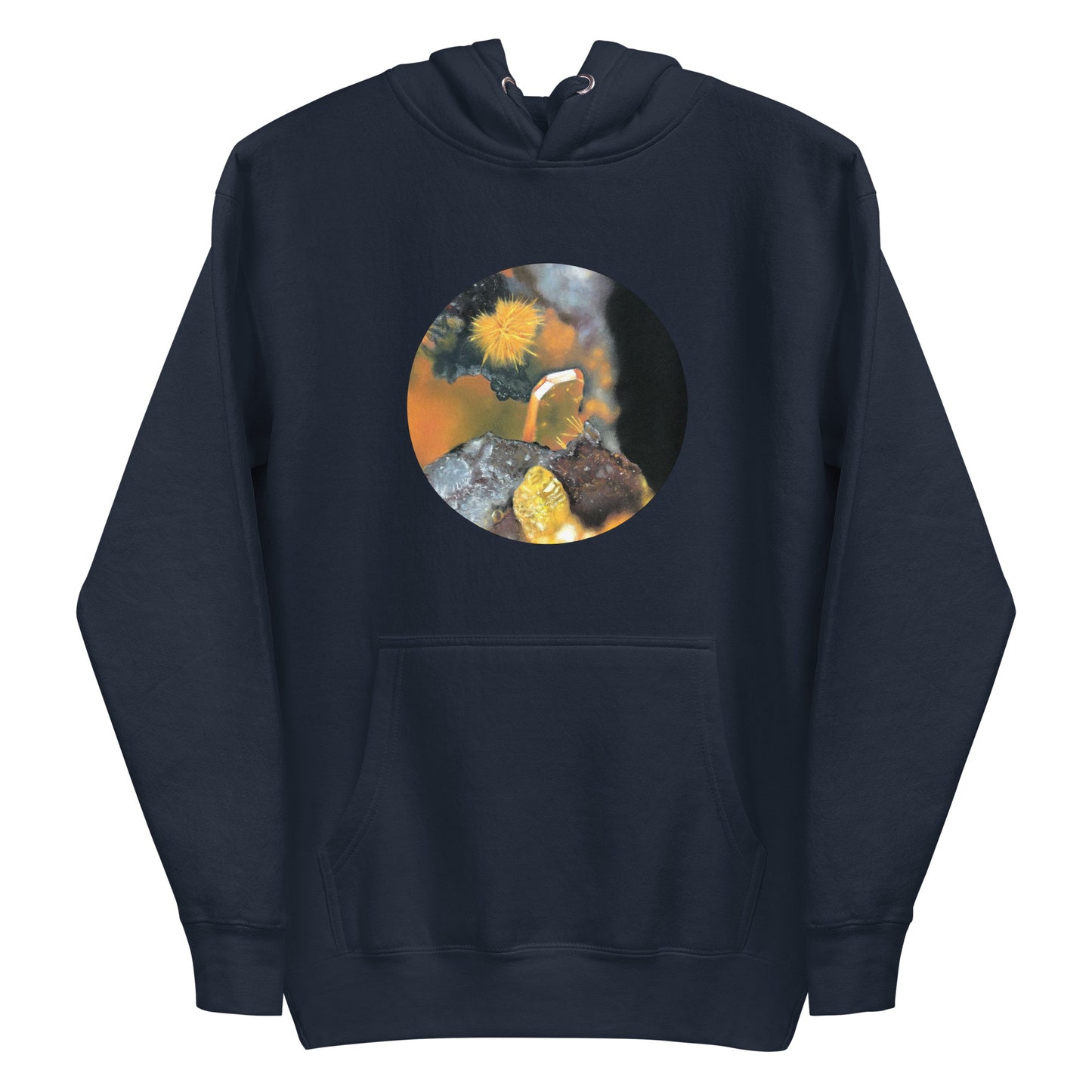 Tiger Mine Wulfenite Micro Drawing - Unisex Hoodie