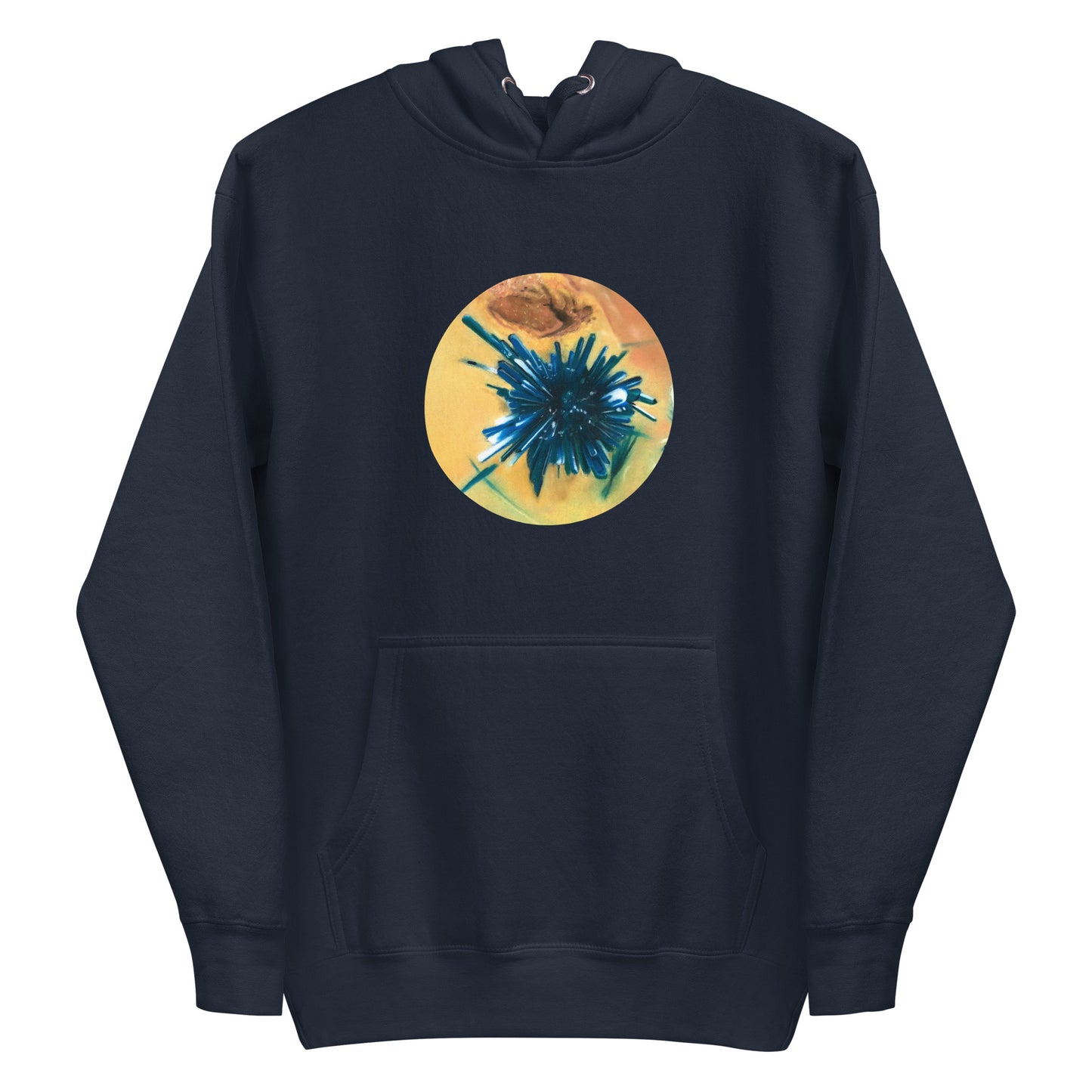 Chrysocolla Pastel Drawing - Unisex Hoodie