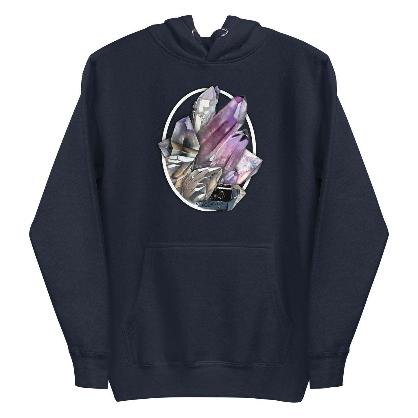 Quartz Collage Oval - Unisex Hoodie