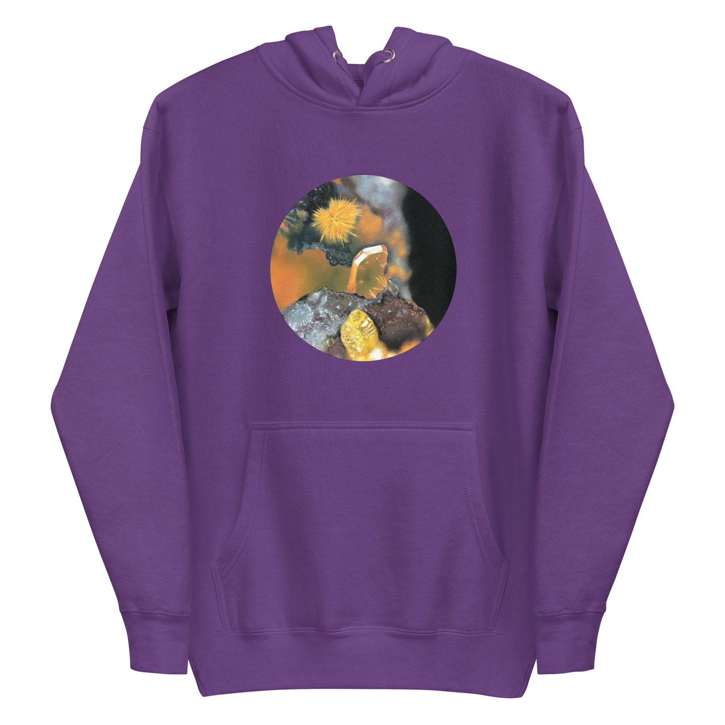 Tiger Mine Wulfenite Micro Drawing - Unisex Hoodie
