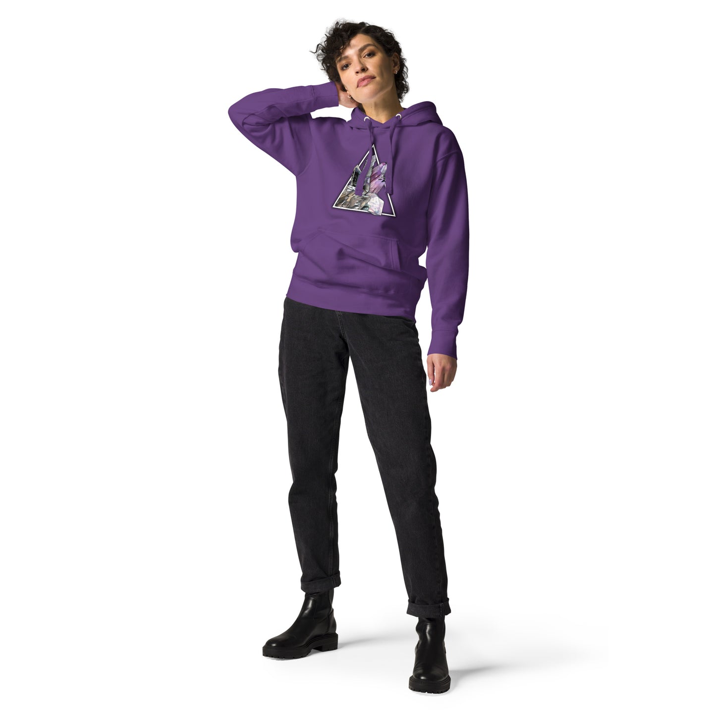 Quartz Collage Triangle - Unisex Hoodie