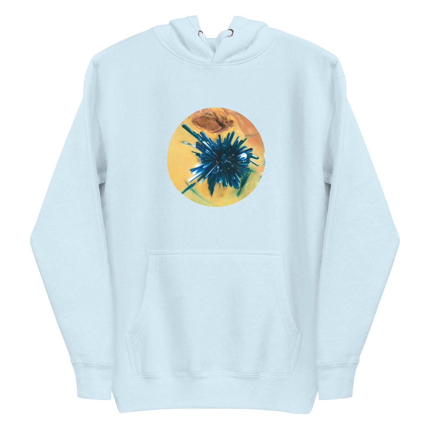 Chrysocolla Pastel Drawing - Unisex Hoodie