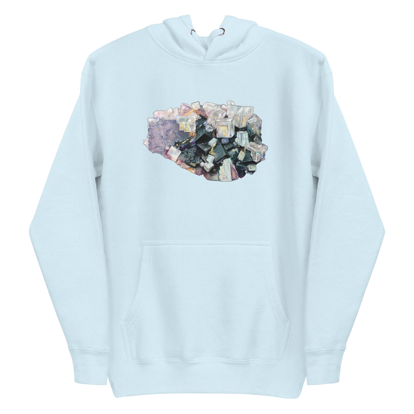 Illinois Fluorite Cluster - Unisex Hoodie