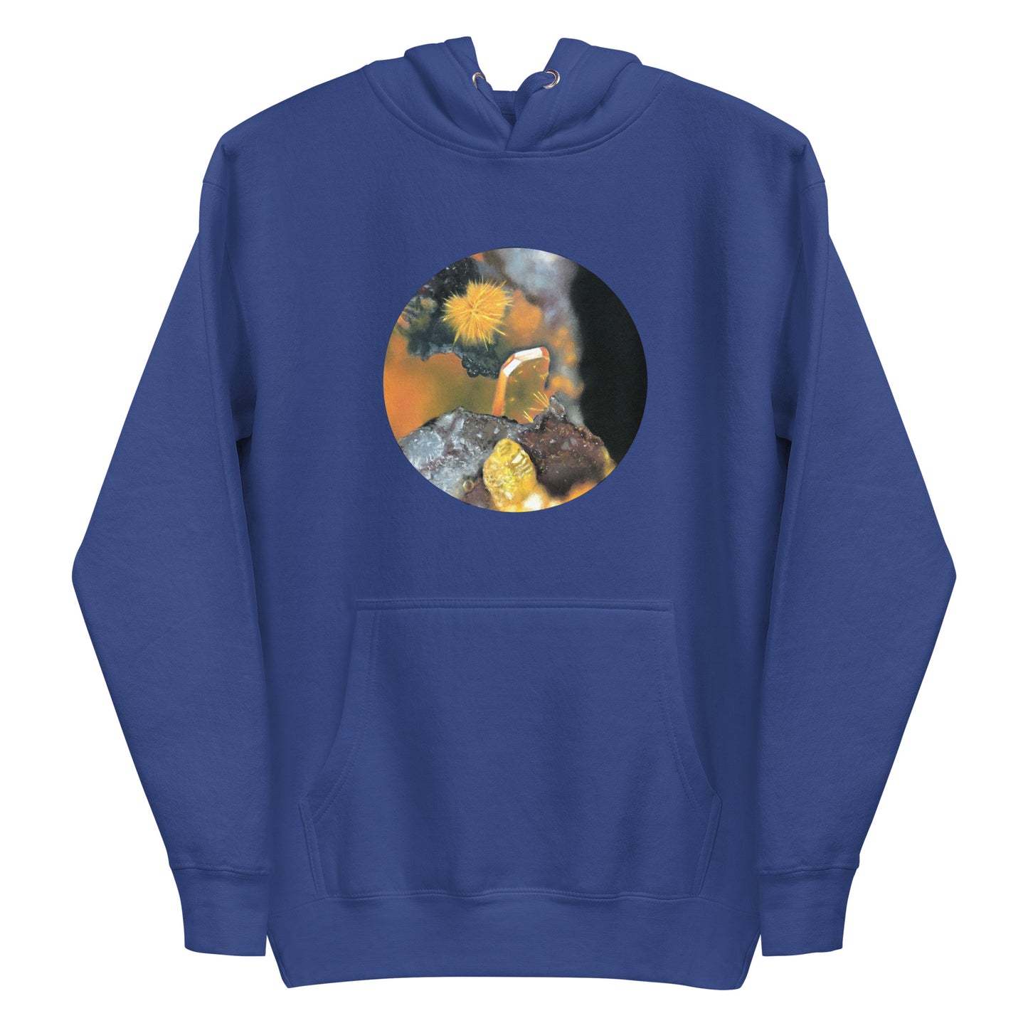 Tiger Mine Wulfenite Micro Drawing - Unisex Hoodie
