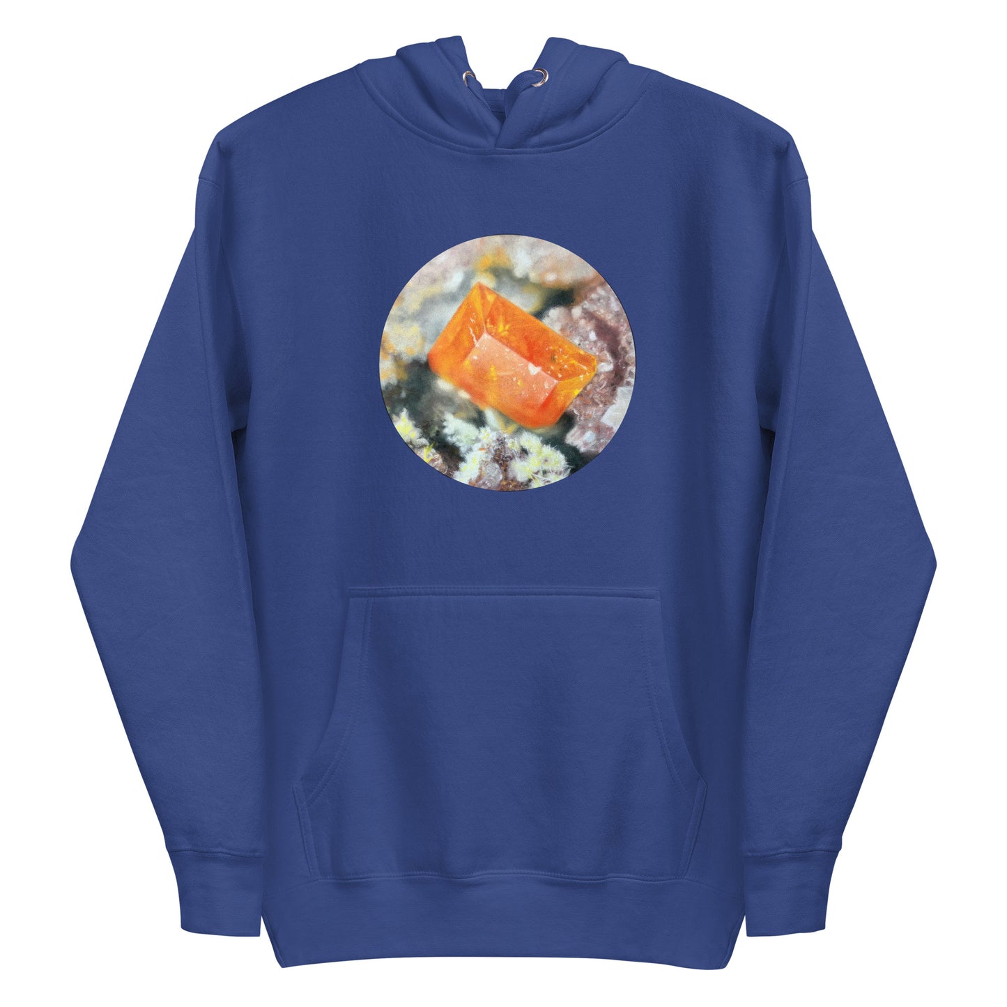 Glove Mine Wulfenite Micro Drawing - Unisex Hoodie