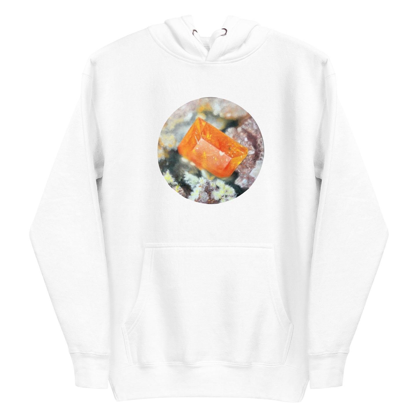 Glove Mine Wulfenite Micro Drawing - Unisex Hoodie