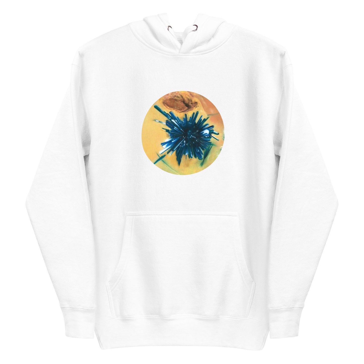 Chrysocolla Pastel Drawing - Unisex Hoodie
