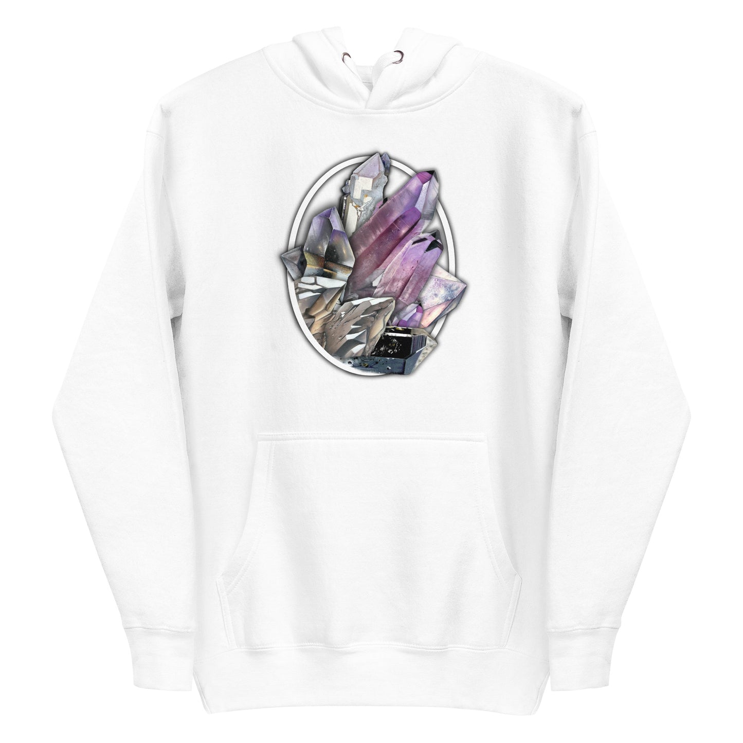 Quartz Collage Oval - Unisex Hoodie