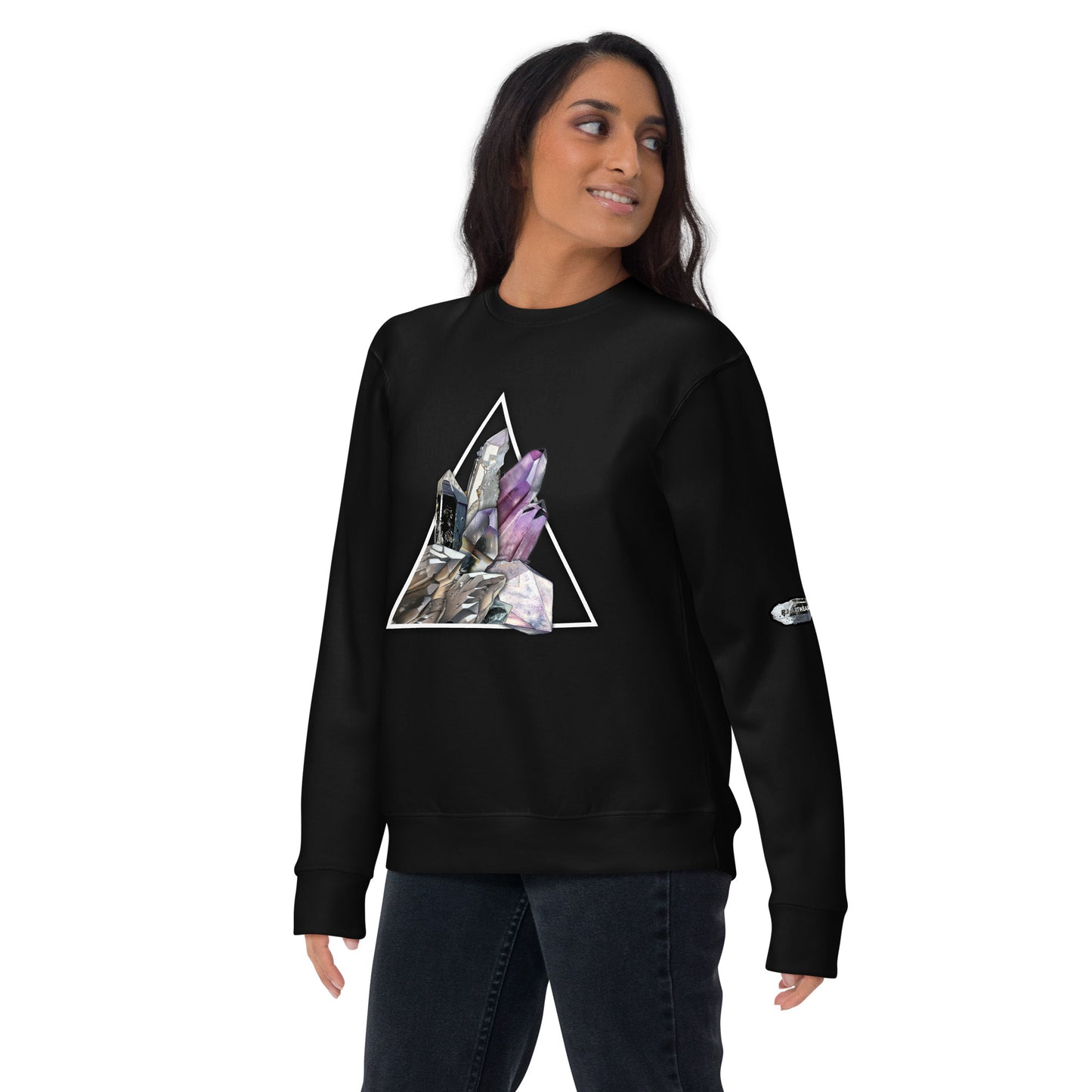 Quartz Collage Triangle - Unisex Premium Sweatshirt