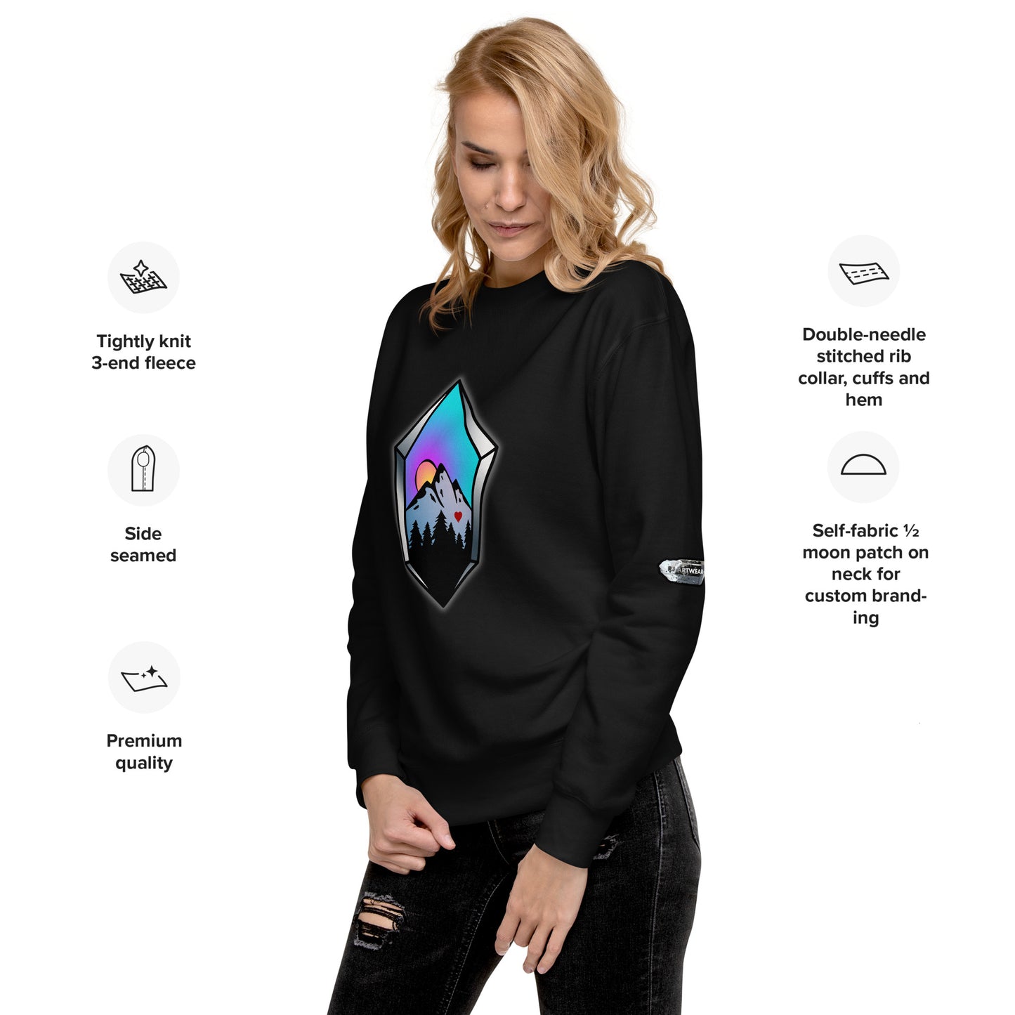 Crystal Mountain - Unisex Premium Sweatshirt