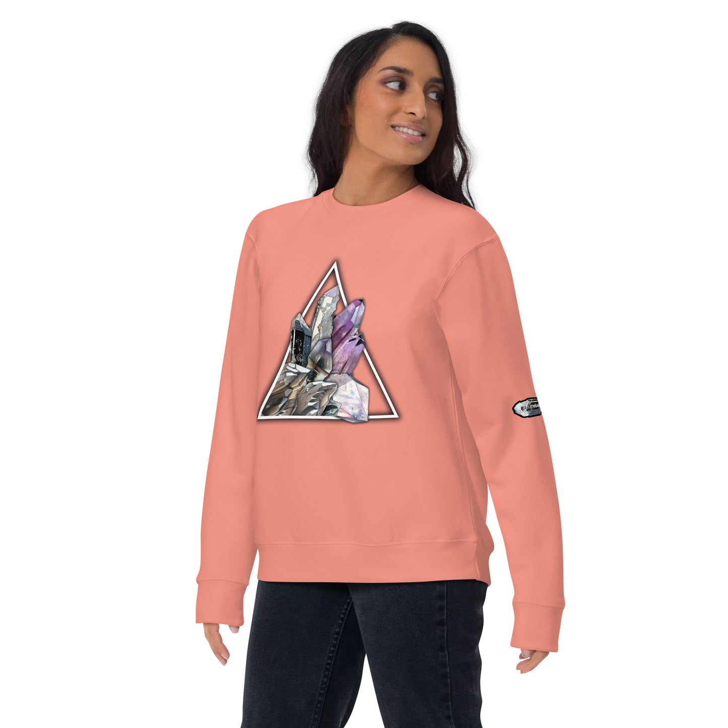 Quartz Collage Triangle - Unisex Premium Sweatshirt