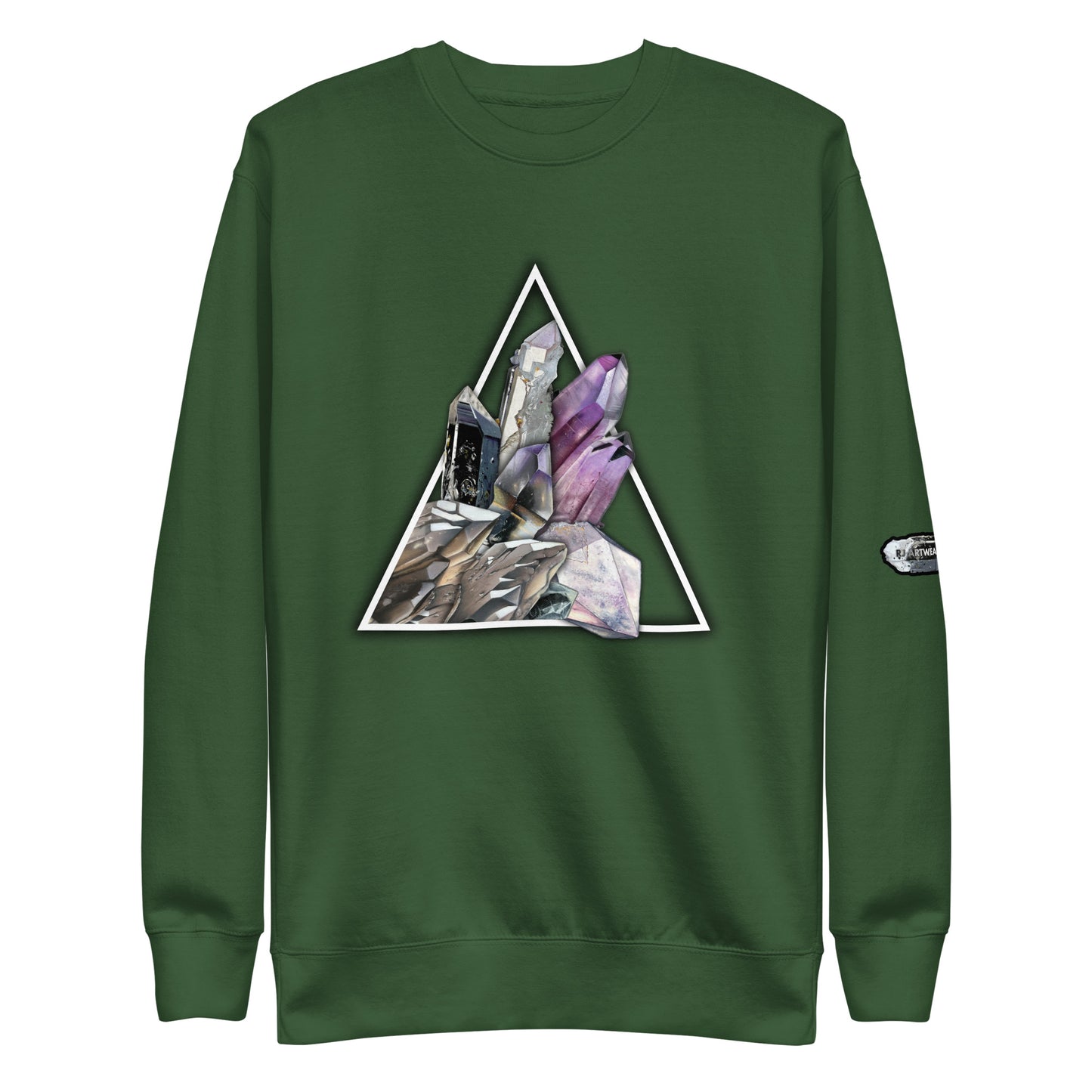 Quartz Collage Triangle - Unisex Premium Sweatshirt