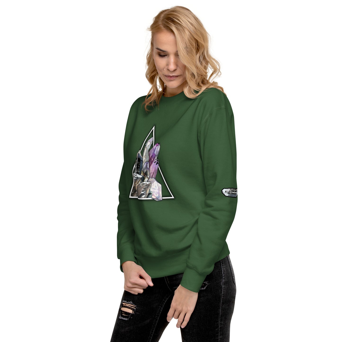 Quartz Collage Triangle - Unisex Premium Sweatshirt