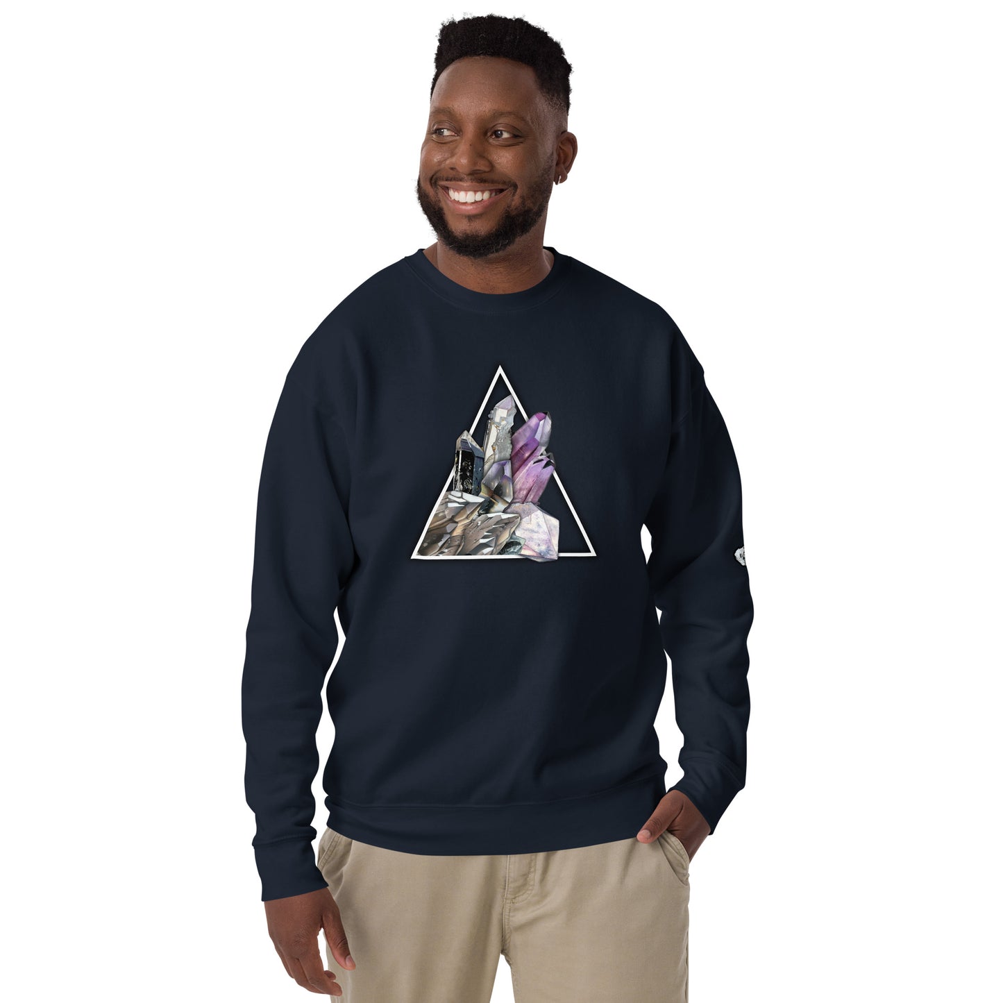 Quartz Collage Triangle - Unisex Premium Sweatshirt