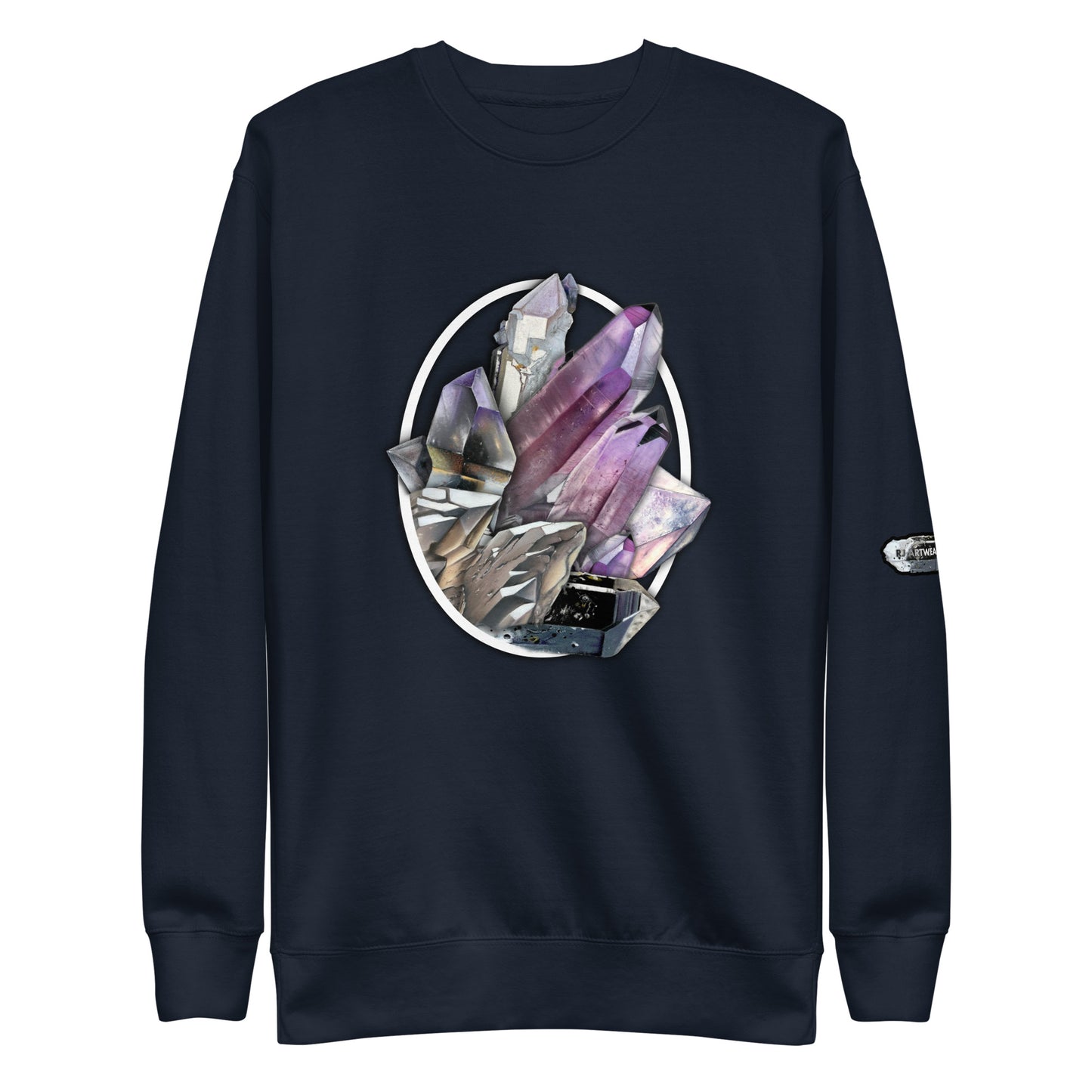 Quartz Collage Oval - Unisex Premium Sweatshirt
