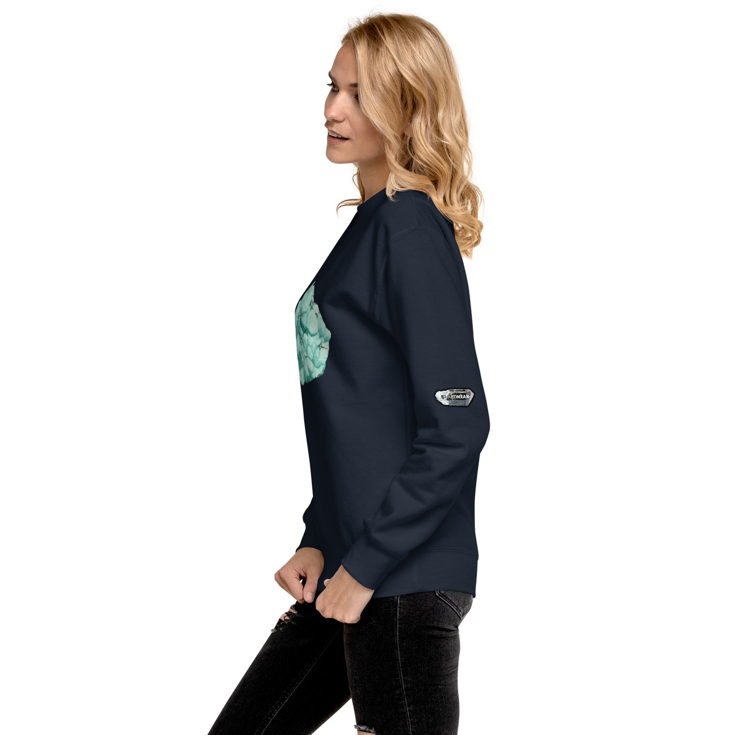 Deer Trail Utah Fluorite Watercolor - Unisex Premium Sweatshirt