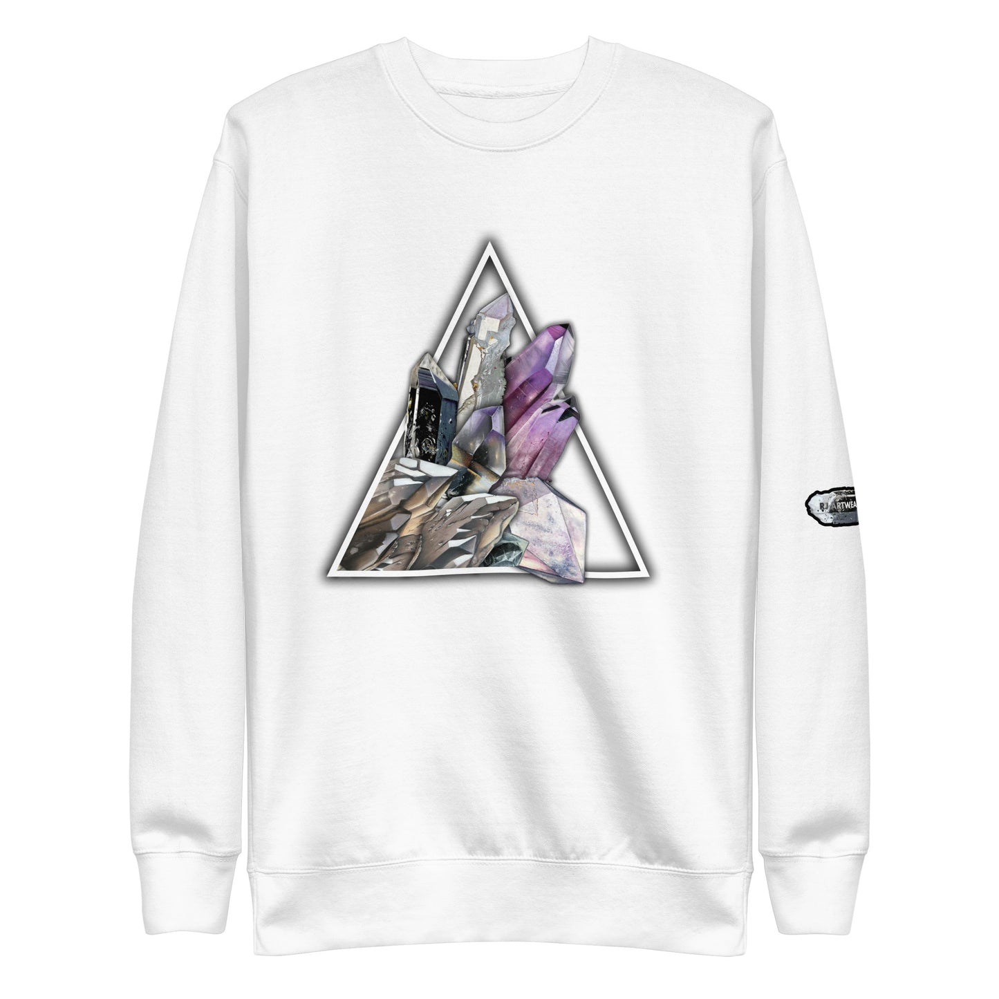 Quartz Collage Triangle - Unisex Premium Sweatshirt