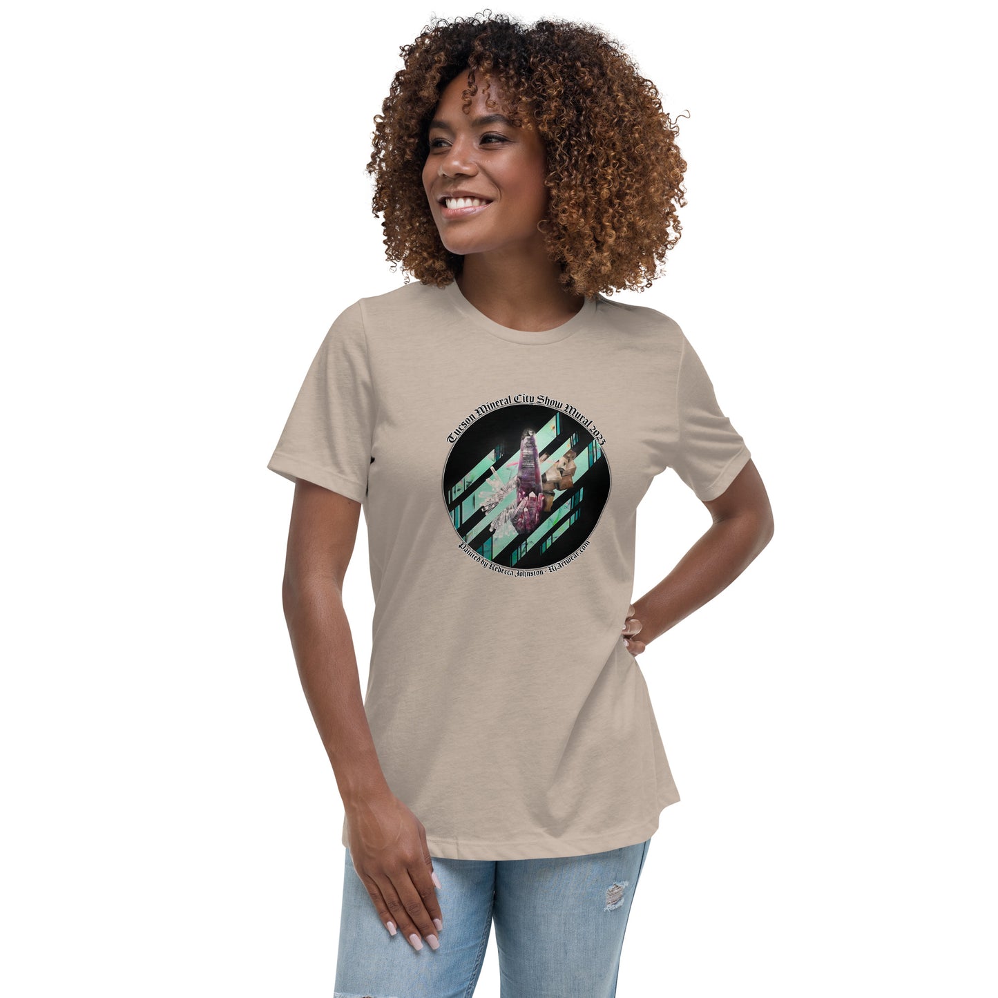 Tucson Mineral City Mural 2023 - Women's Relaxed T-Shirt