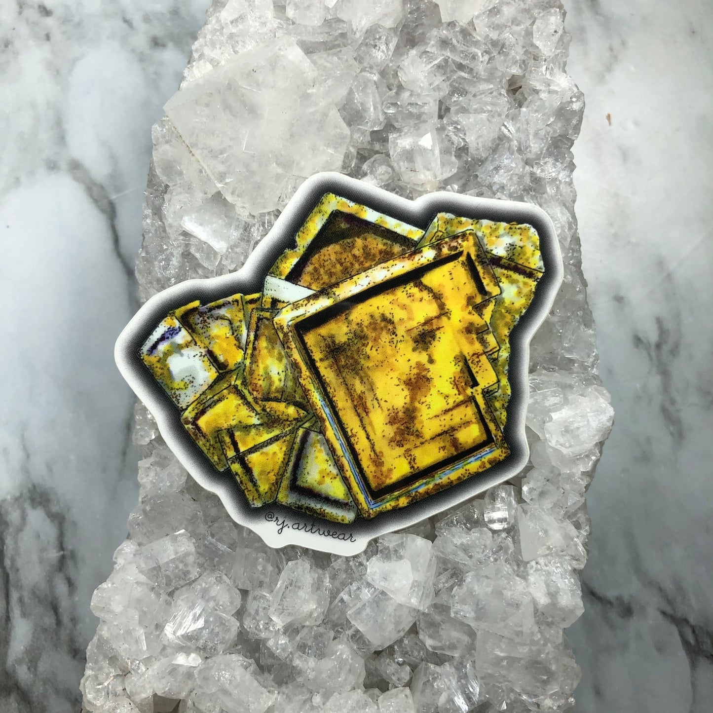 10,000 Ritter Fluorite Sticker