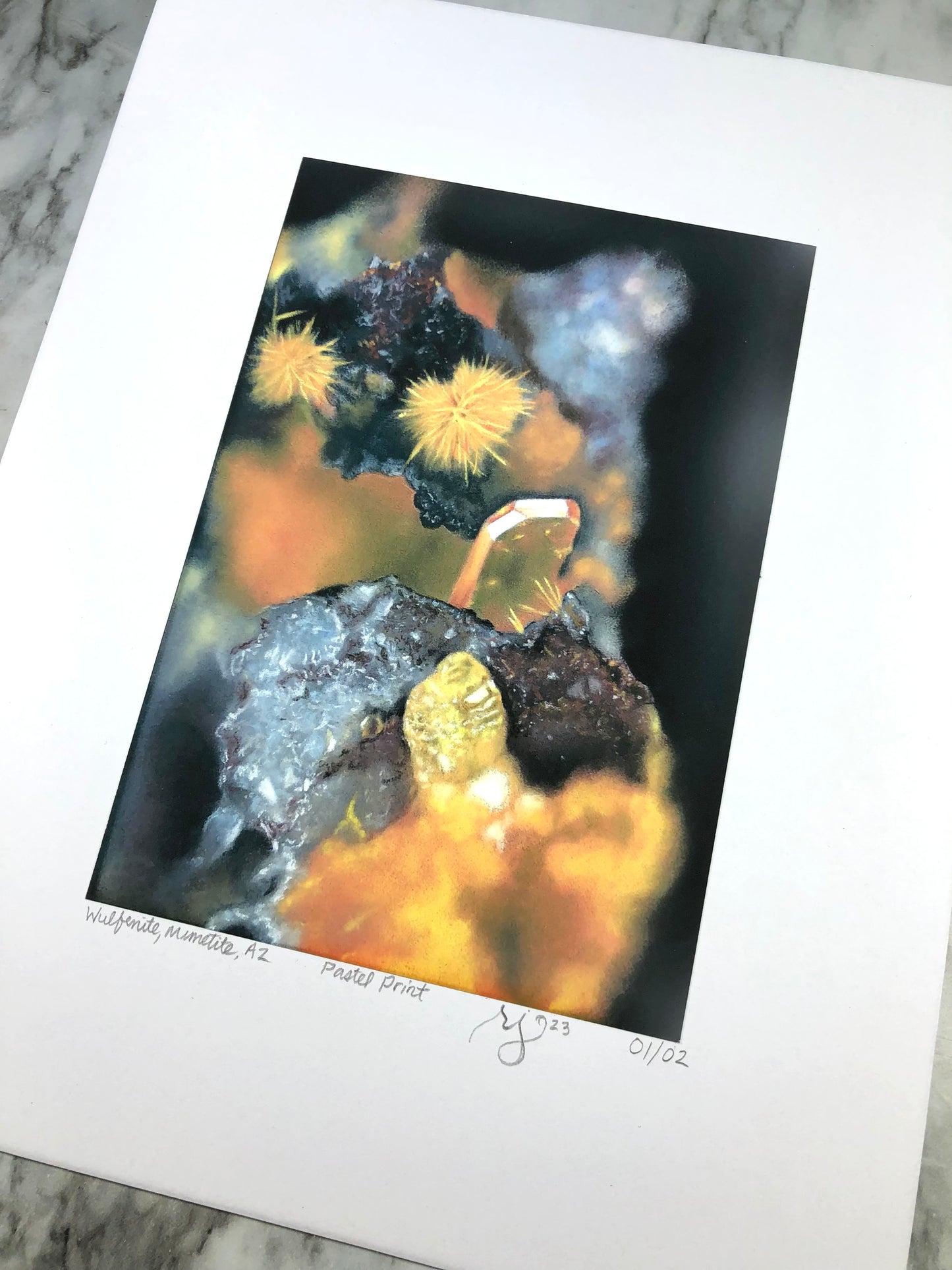 Wulfenite Micro - Arizona, Red Cloud Mine