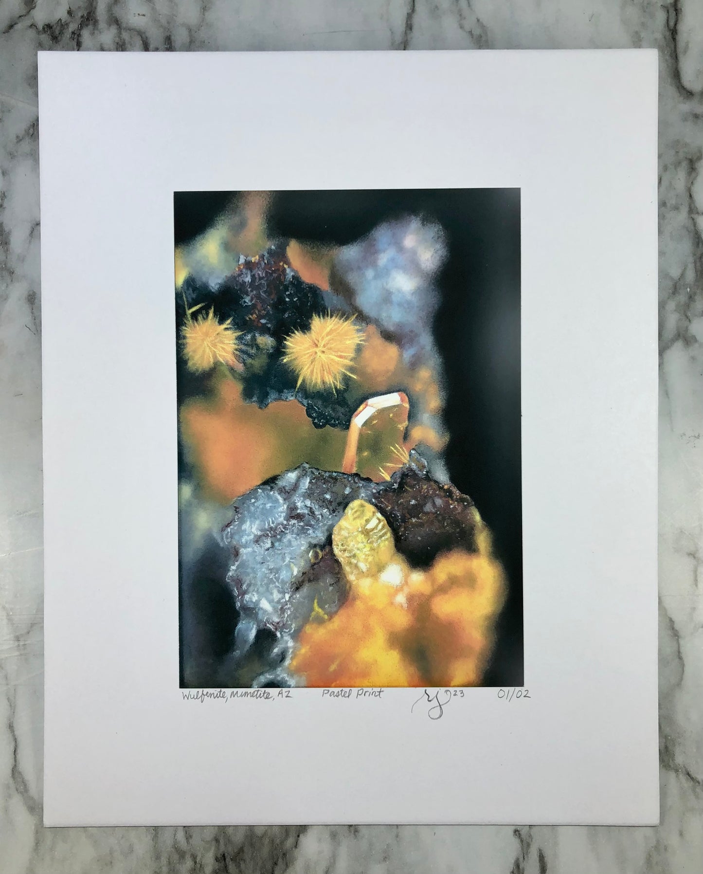 Wulfenite Micro - Arizona, Red Cloud Mine