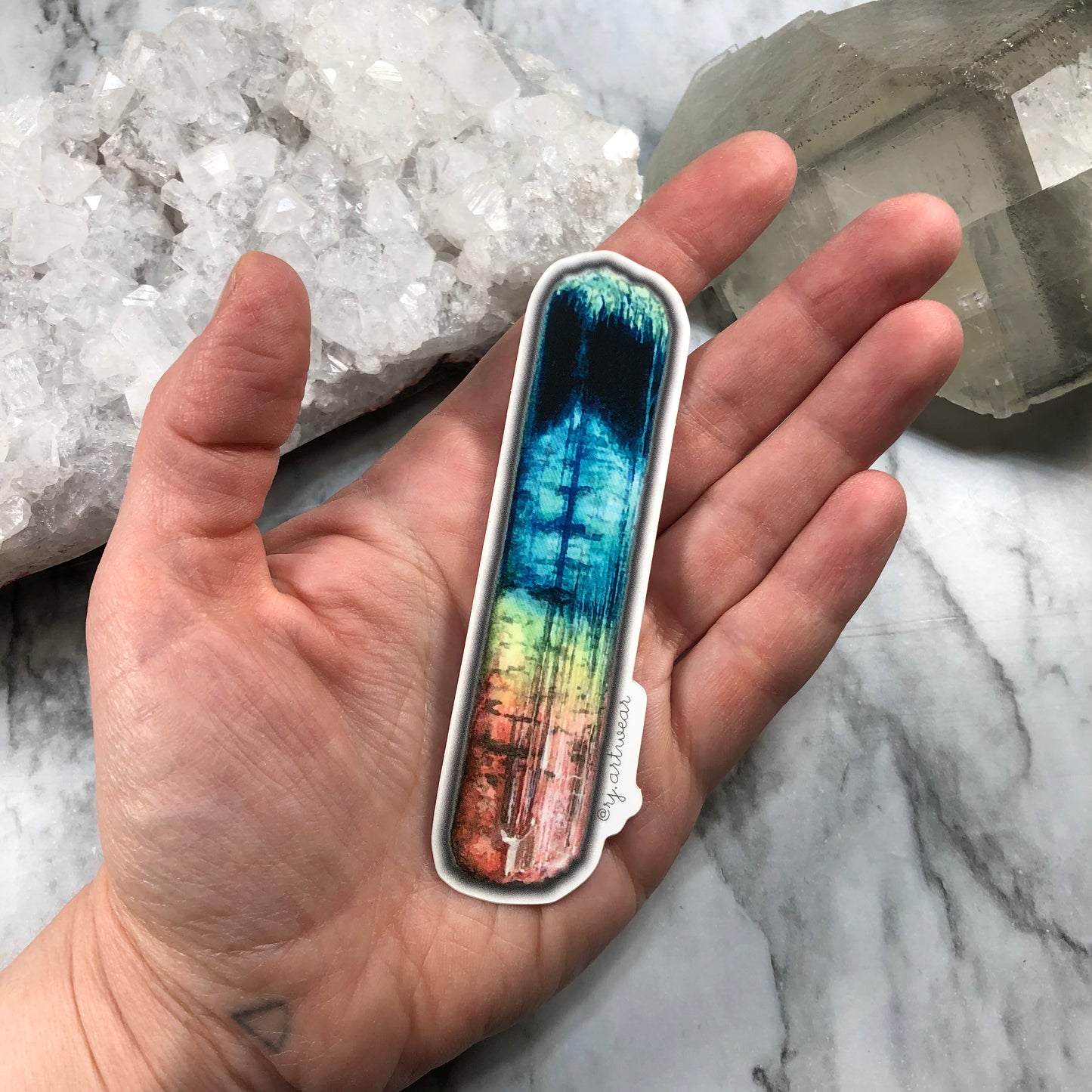 Tourmaline Vinyl Sticker