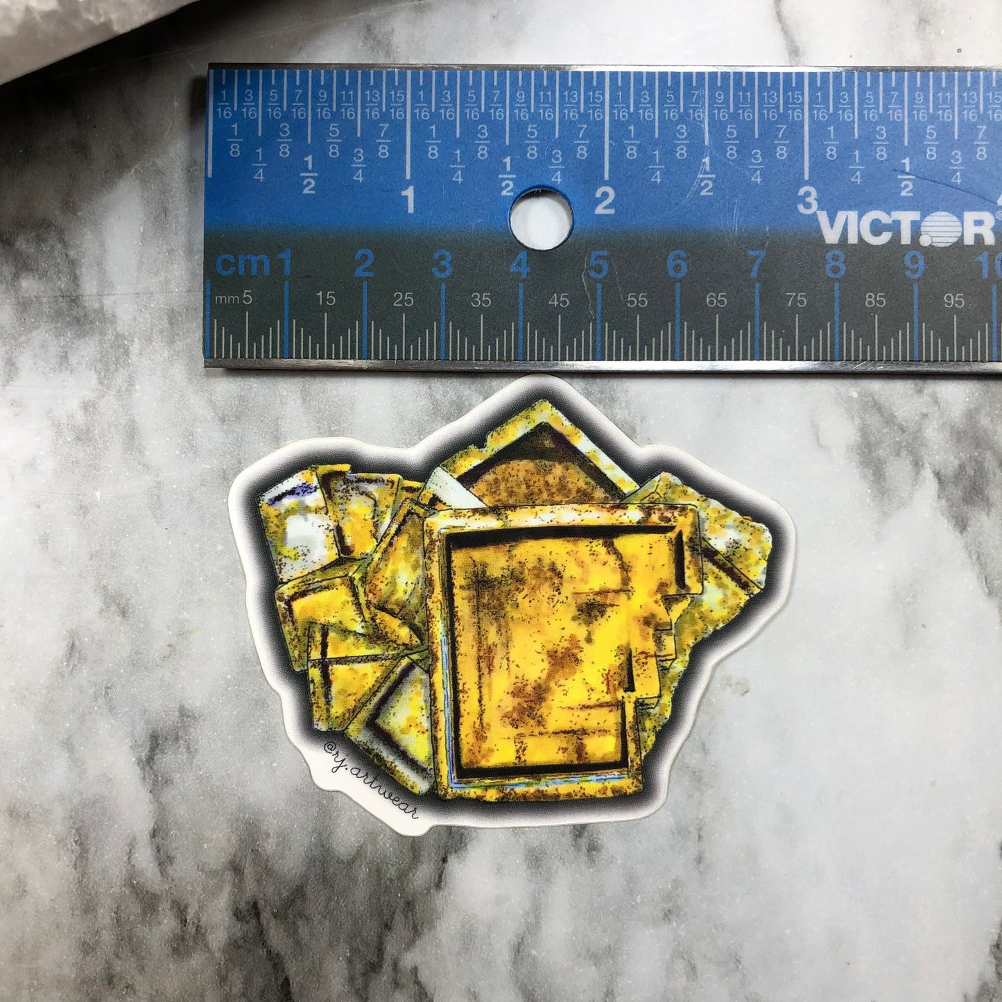 10,000 Ritter Fluorite Sticker