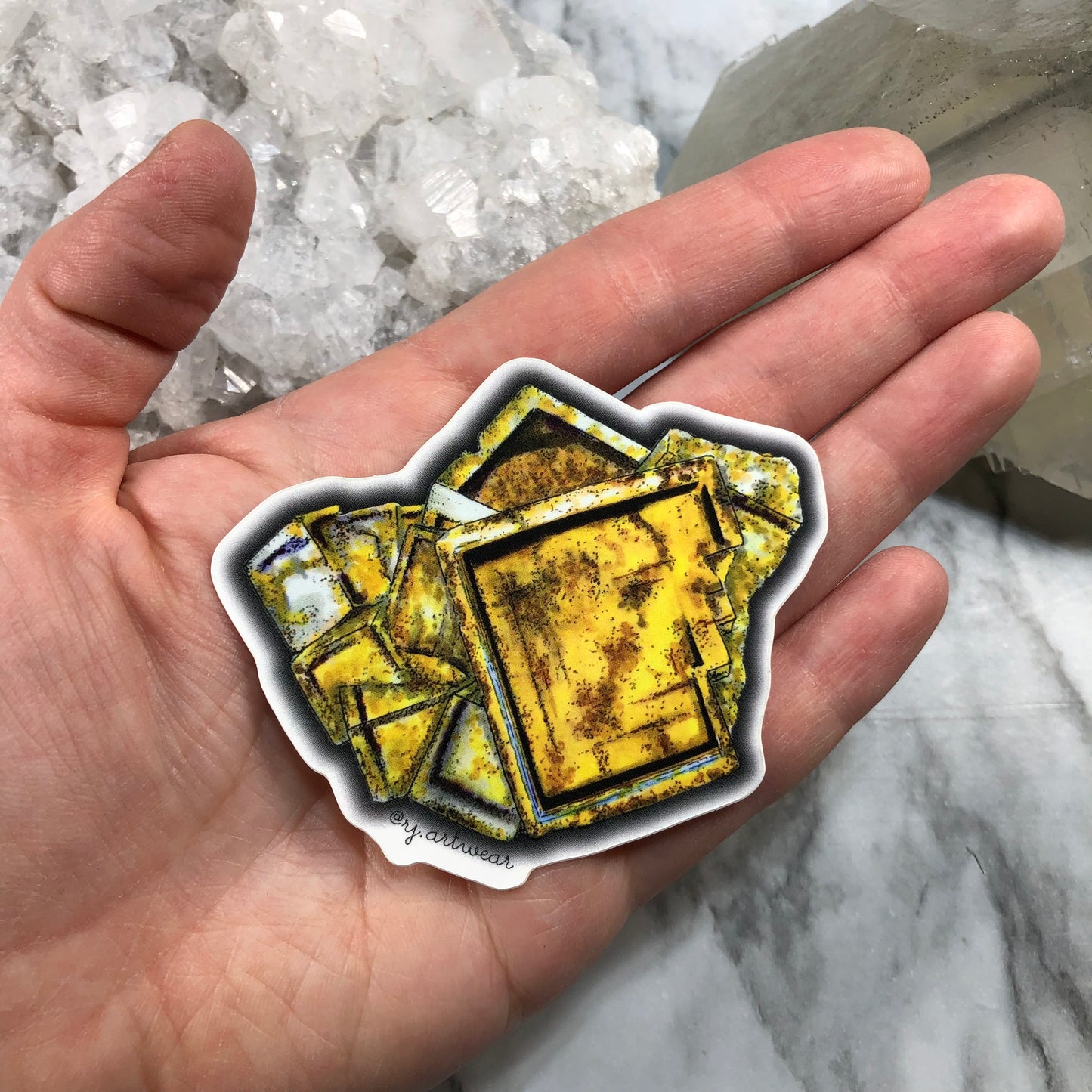 10,000 Ritter Fluorite Sticker