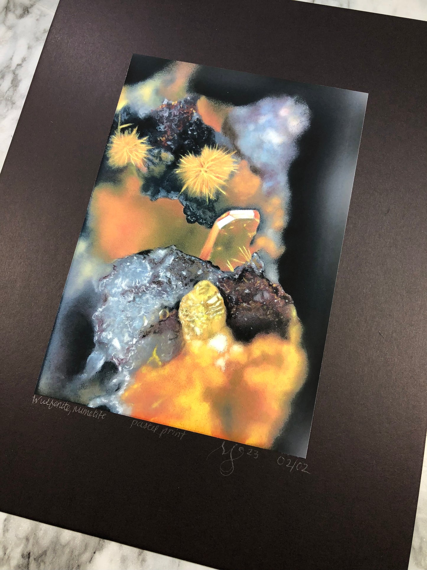 Wulfenite Micro - Arizona, Red Cloud Mine