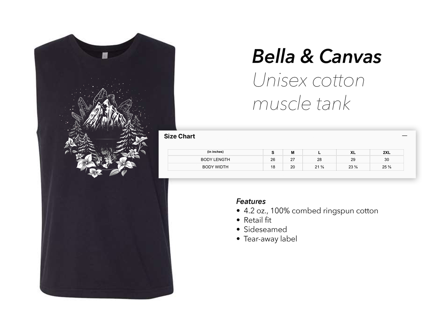 The Mountains Are Calling - Style 11 - Unisex Muscle Tank