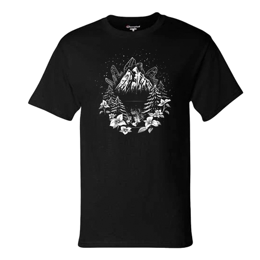 The Mountains Are Calling - Style 14 - Adult 6oz Cotton Tee