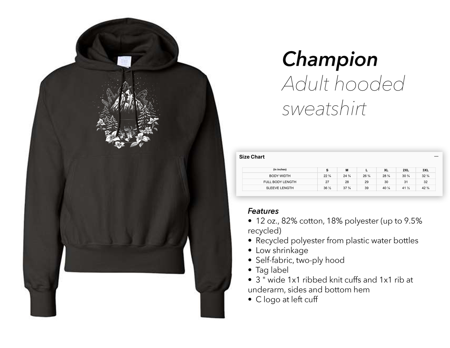 The Mountains Are Calling - Style 16 - Adult Hoodie