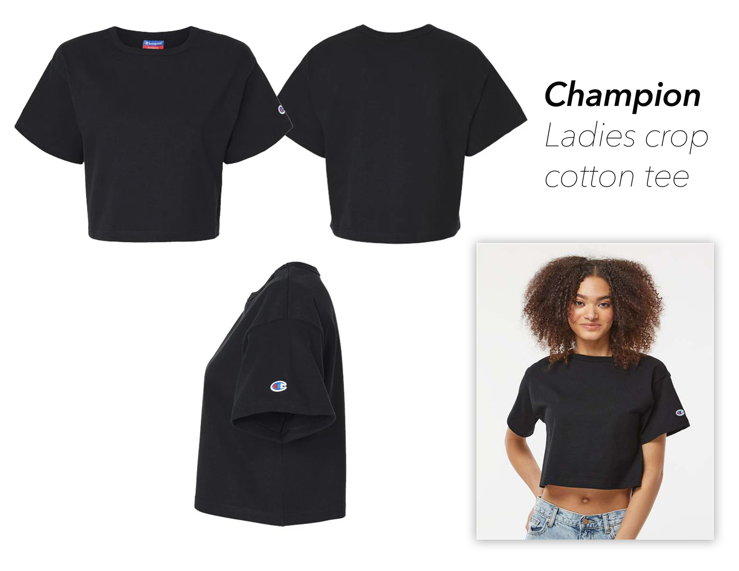 The Mountains Are Calling - Style 12 - Ladies Crop Heritage Tee