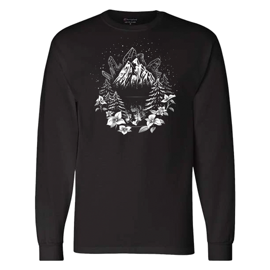 The Mountains Are Calling - Style 17 - Adult Long Sleeve Tee