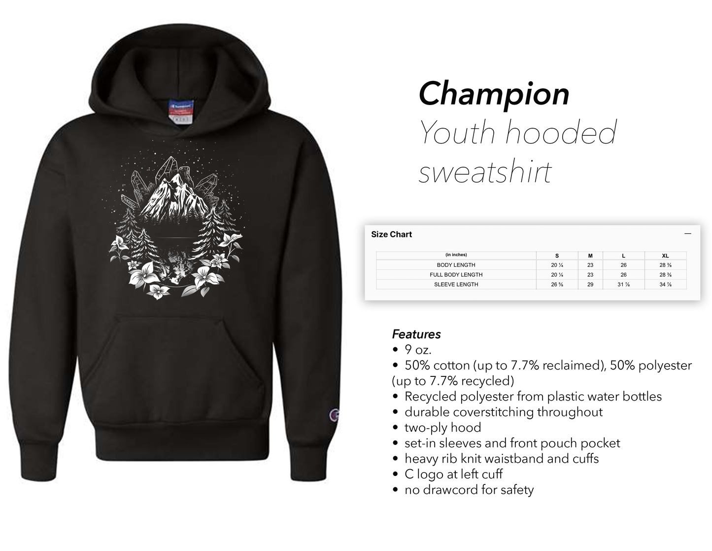 The Mountains Are Calling - Style 13 - Kids Pullover Hoodie