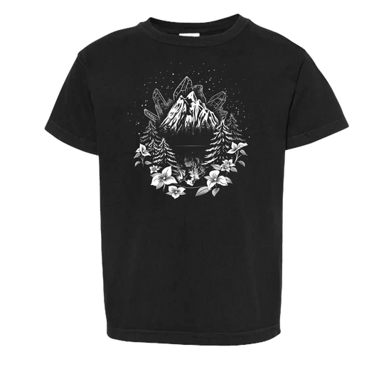 The Mountains Are Calling - Style 3 - Youth Cotton Tee