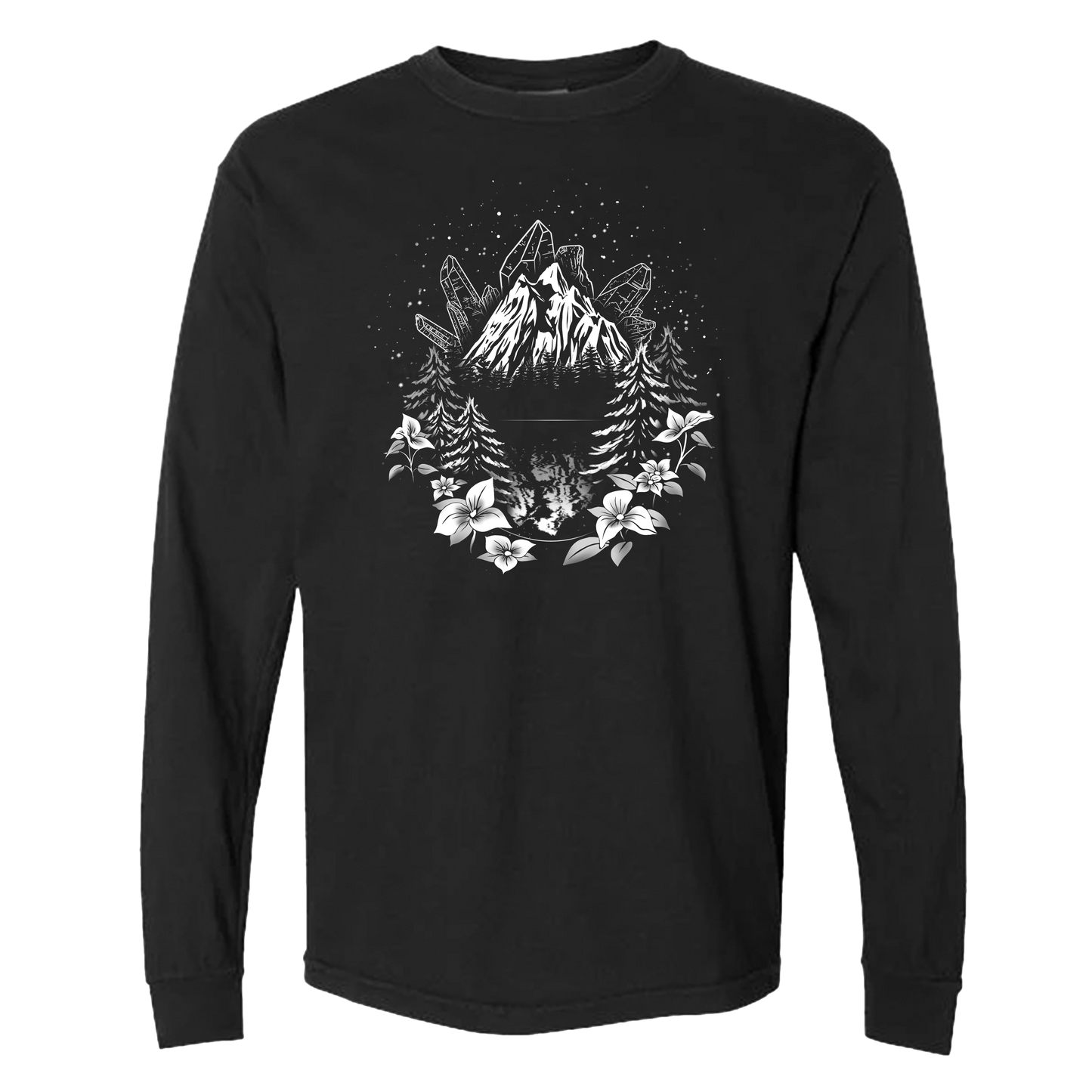 The Mountains Are Calling - Style 2 - Adult Long Sleeve Shirt