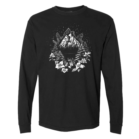 The Mountains Are Calling - Style 2 - Adult Long Sleeve Shirt