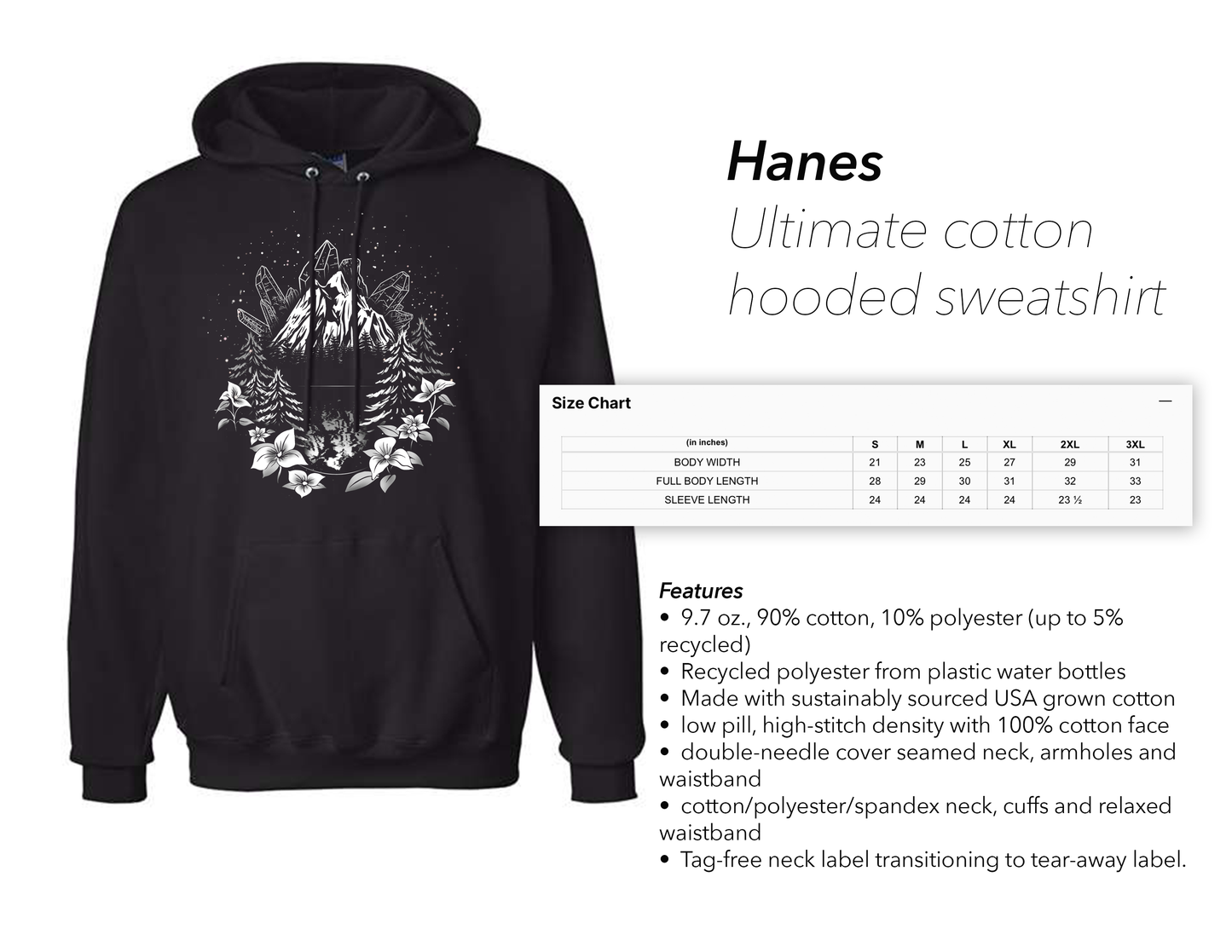 The Mountains Are Calling - Style 7 - Adult Classic Hoodie