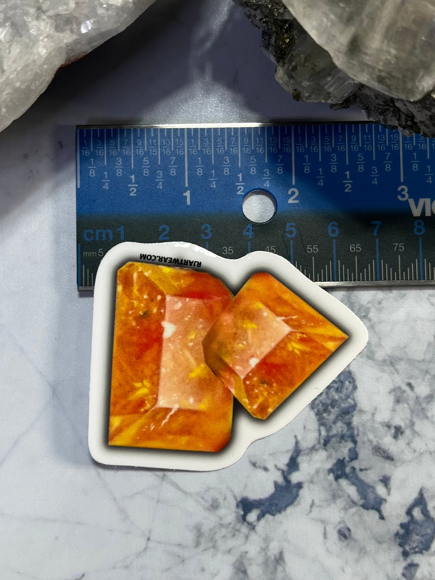 Wulfenite Blades Sticker or Magnet