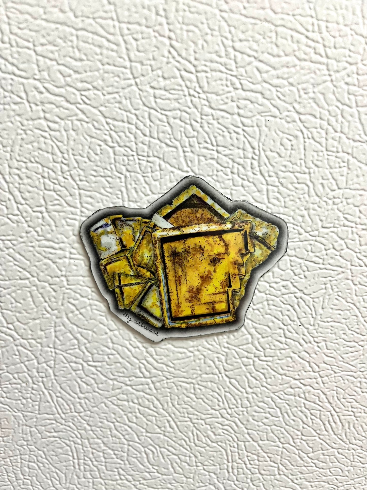 10,000 Ritter Fluorite Sticker or Magnet - Small