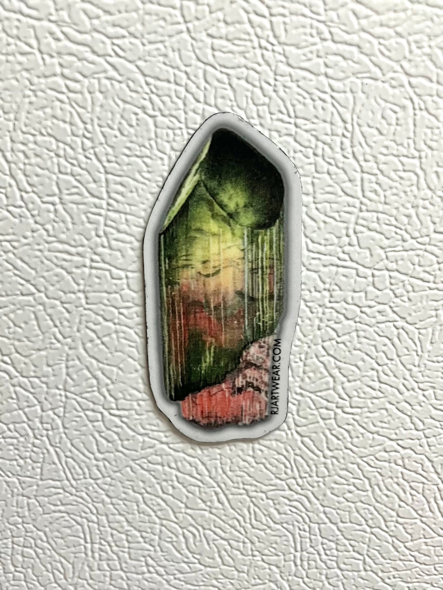 Watermelon Tourmaline Sticker or Magnet