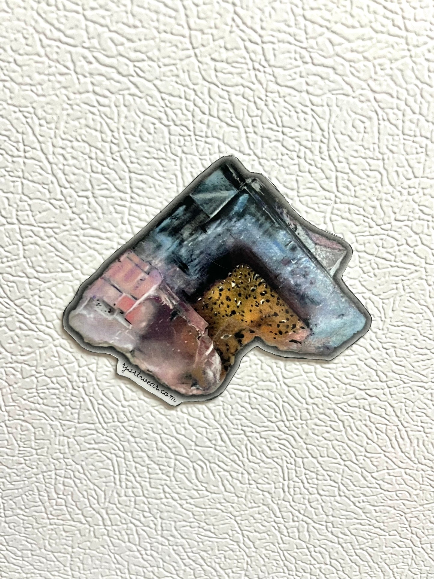 Minerva Fluorite Cube 2 Sticker or Magnet