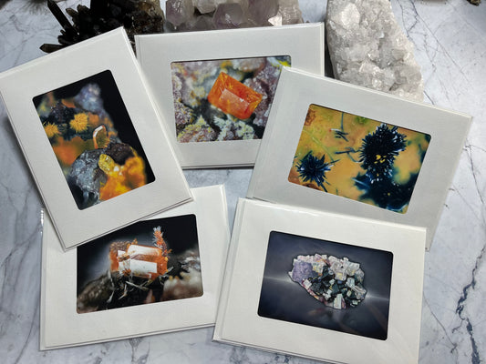 Mineral Art Greeting Cards