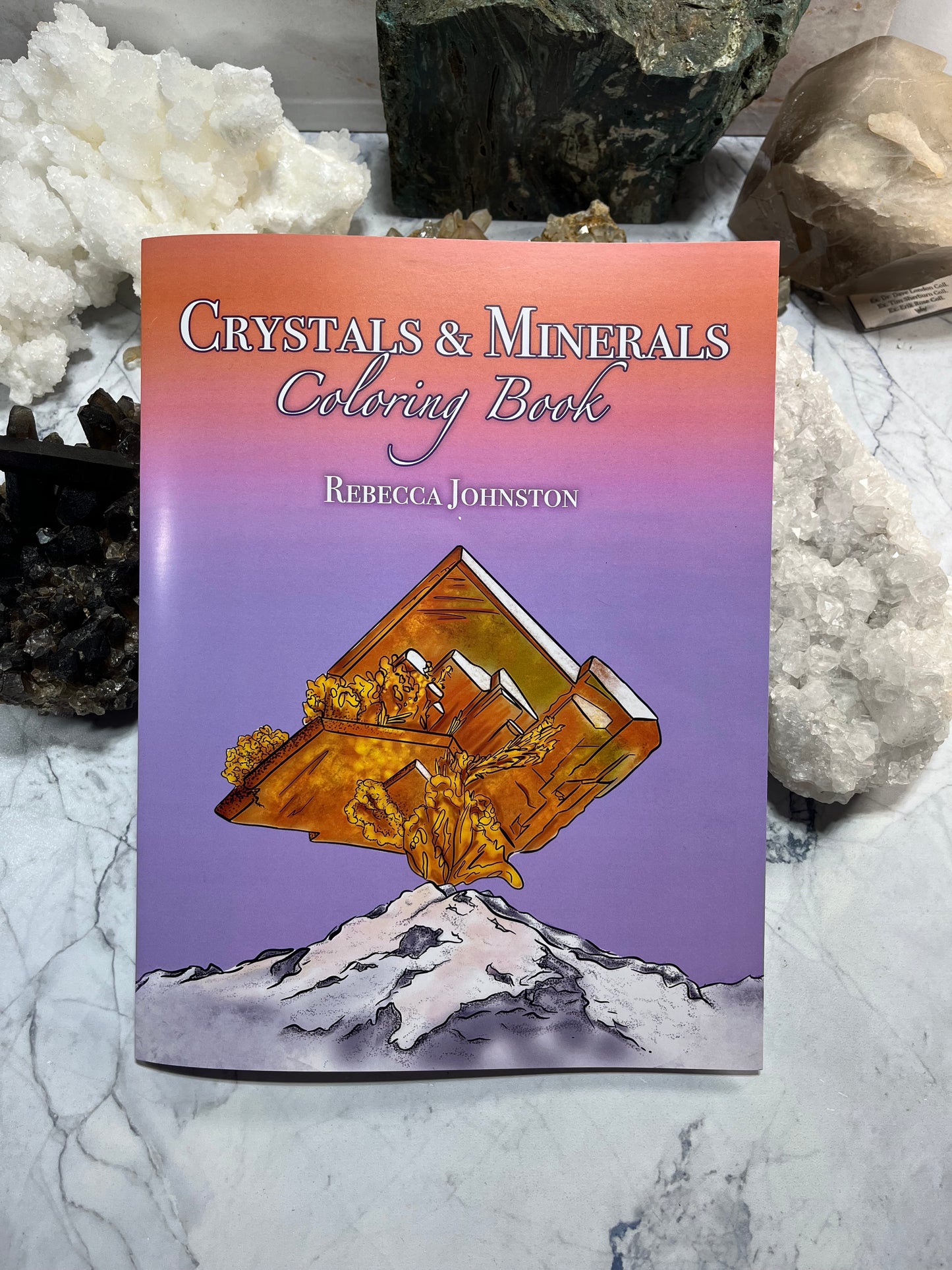 Crystals & Minerals Coloring Book - Limited Edition!