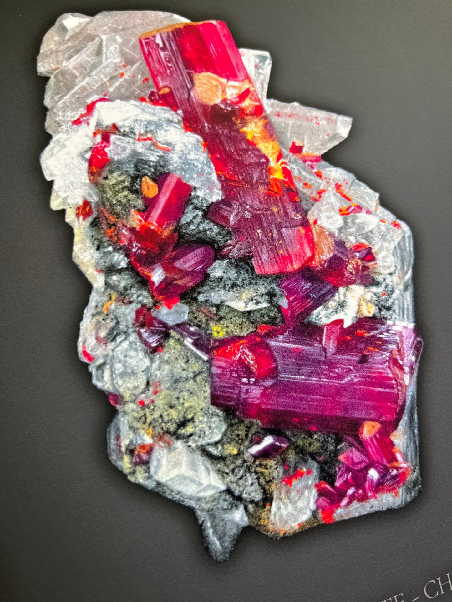 Realgar w/ Calcite - China