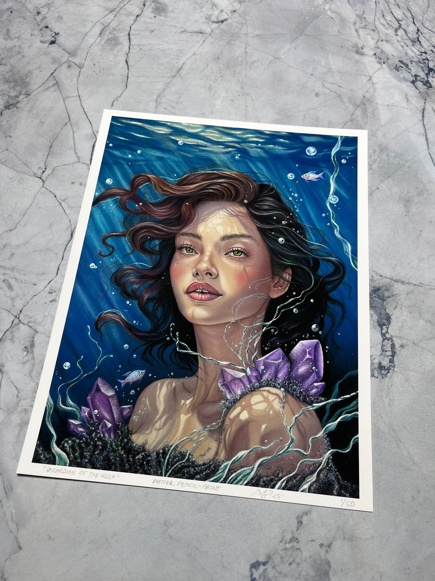 Guardian Of The Reef - Fine Art Print