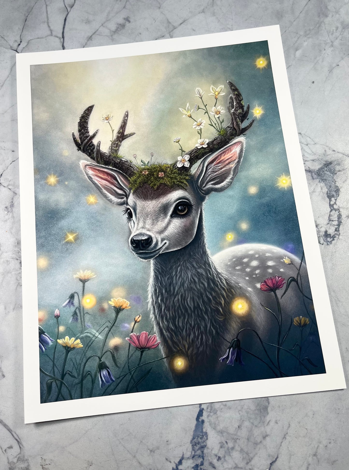 Fawn of the Peaceful Grove - Fine Art Print