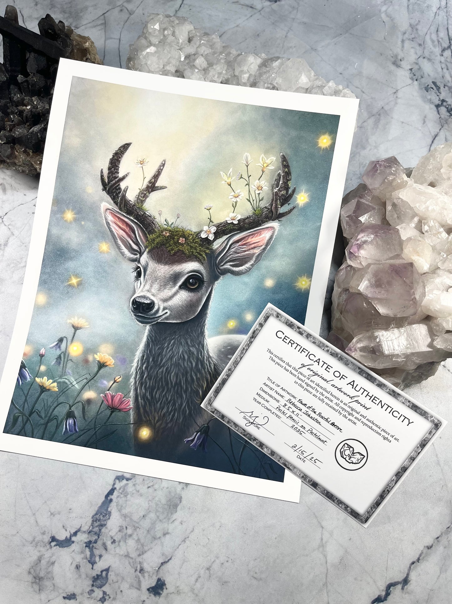 Fawn of the Peaceful Grove - Fine Art Print