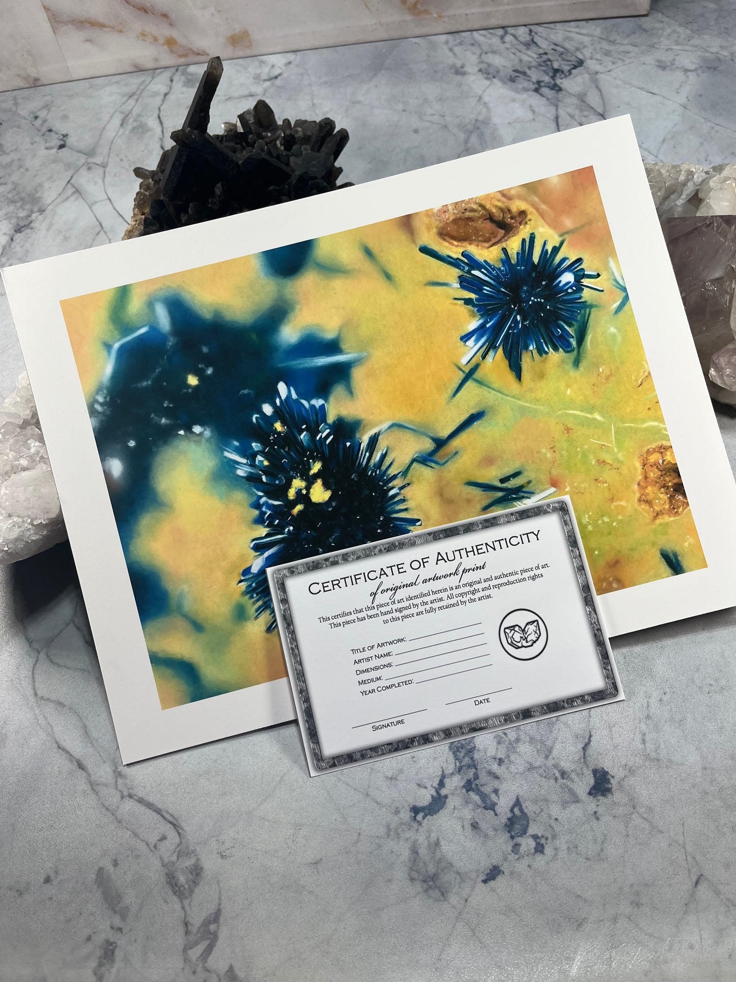 Clinoclase Micro - Nevada - Fine Art Print